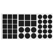 Samolepící filcová podložka smíšená černá