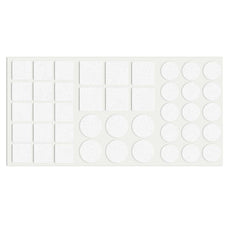 Samolepící podložka z filcu, smíšená bílá