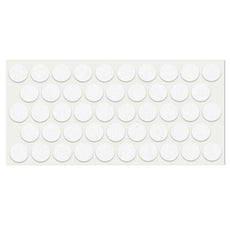 Samolepící filcová podložka Ø20mm bílá