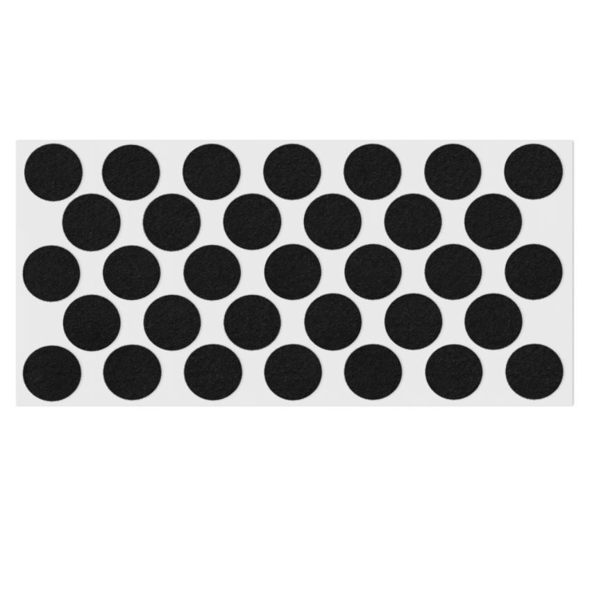 Samolepící filcová podložka Ø24mm černá