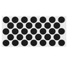 Samolepící filcová podložka Ø24mm černá