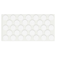 Samolepící podložka z filcu Ø24mm bílá