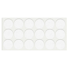 Samolepící podložka z filcu Ø35mm bílá