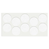 Samolepící filcová podložka Ø45mm bílá