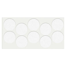 Samolepící filcová podložka Ø45mm bílá