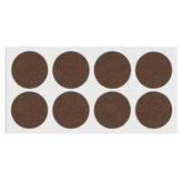 Samolepící filcová podložka Ø50mm hnědá