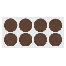 Samolepící filcová podložka Ø50mm hnědá