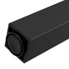 Čtvercová noha nábytku 710 mm, černá, montážní deska ZnAl