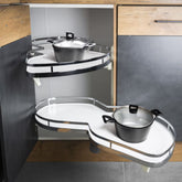 SUPLIMO 900 Pravý rohový kus v antracitové barvě