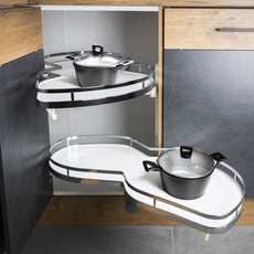 SUPLIMO 900 Pravý rohový kus v antracitové barvě