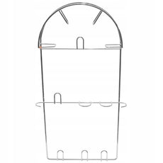 Držák na vysavačovou hadici na zeď - velký - chrom