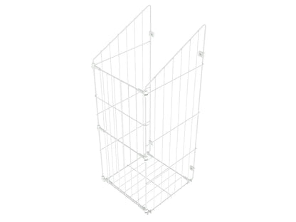 Skládací koš na prádlo 50 cm - bílý