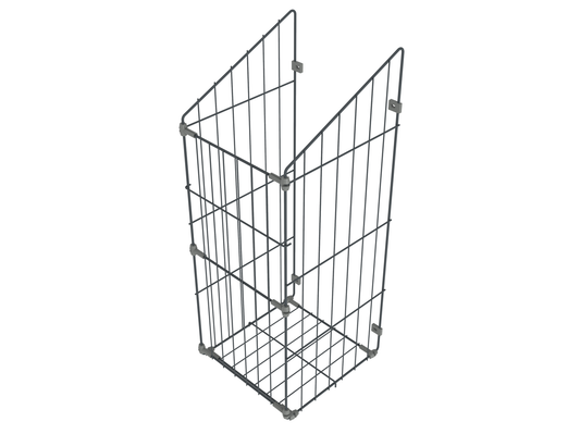 Skládací koš na prádlo 50 cm - antracitová