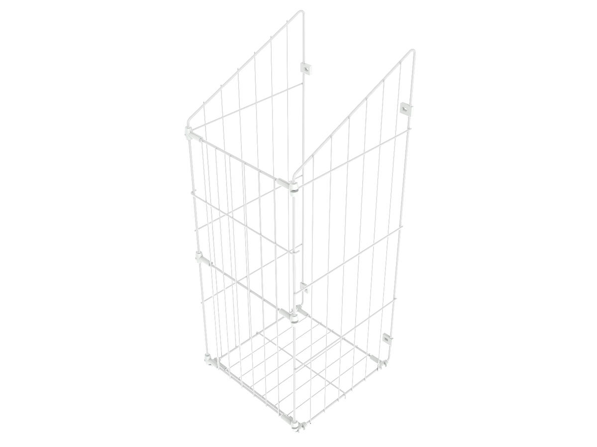 Skládací koš na prádlo 60 cm - bílý