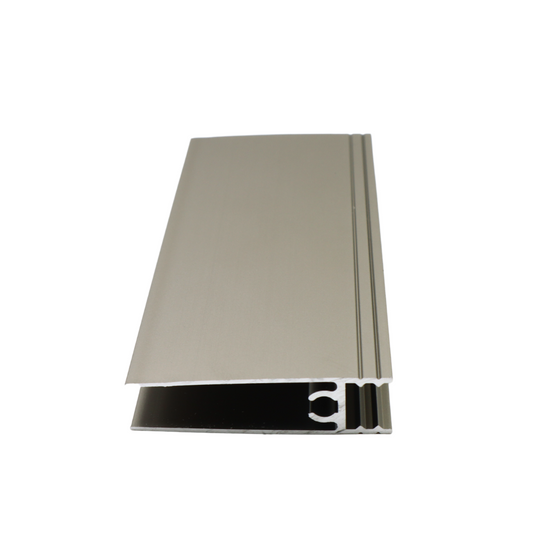 10mm dolní horizontální hliníkový profil 560cm - šampaňská anodizace