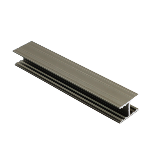 10mm H-lišta pro spojení horizontálního hliníkového profilu 560 cm - šampaňská anodizace