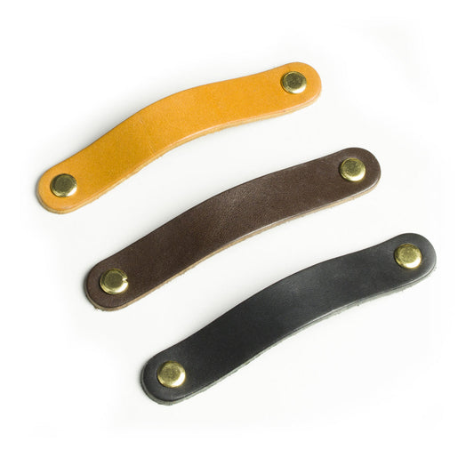 Kožená rukojeť zaoblená 96 mm / 128 mm (2) – Furnica