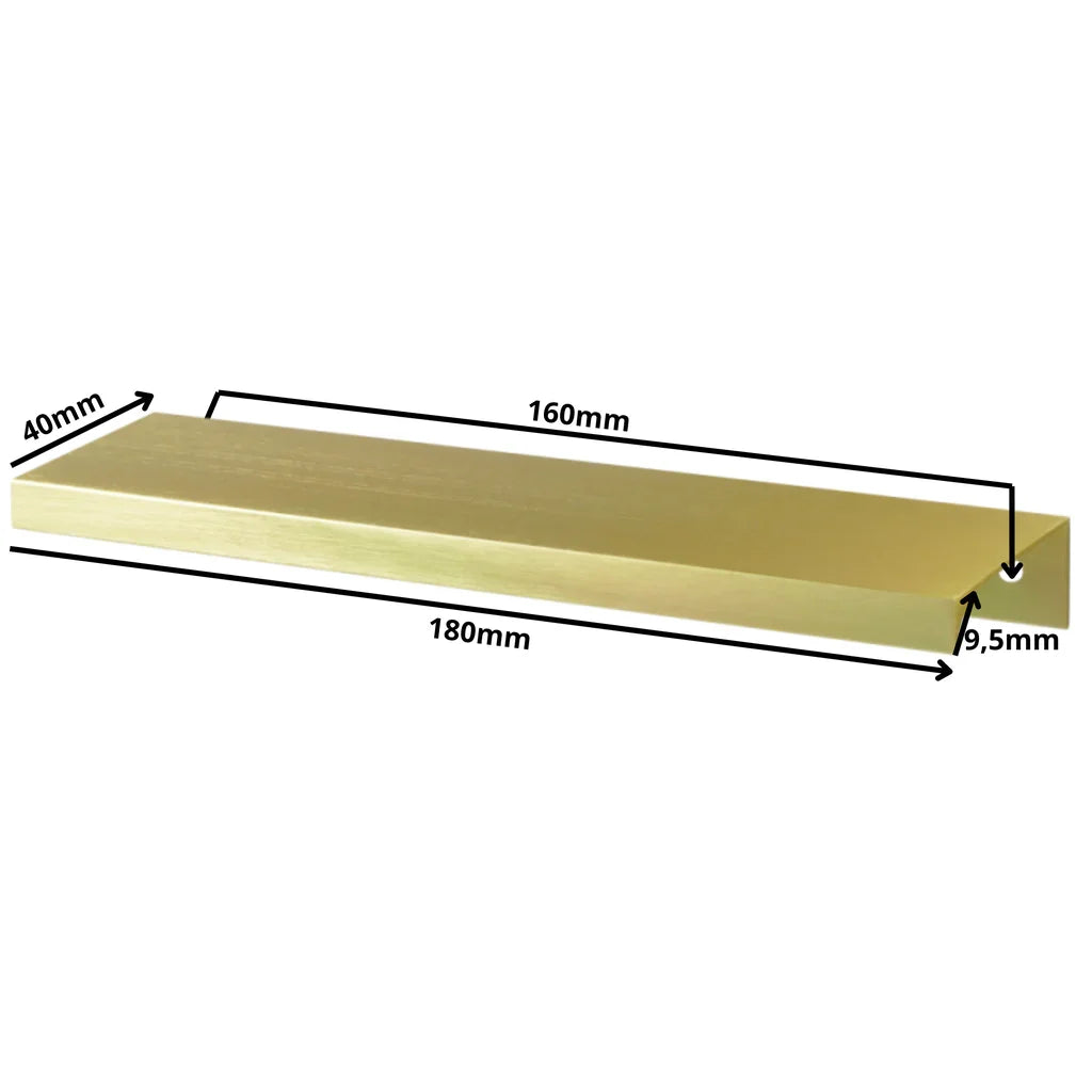 Profilová rukojeť Edge Grip FE06 160 mm (celková délka 180 mm) - zlatá