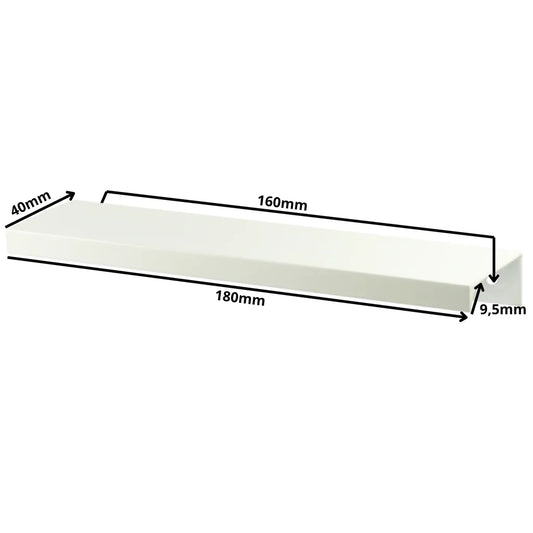 Profilová rukojeť Edge Grip FE06 160 mm (celková délka 180 mm) - bílá