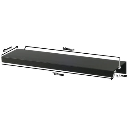 Profilová rukojeť Edge Grip FE06 160 mm (celková délka 180 mm) - matná černá