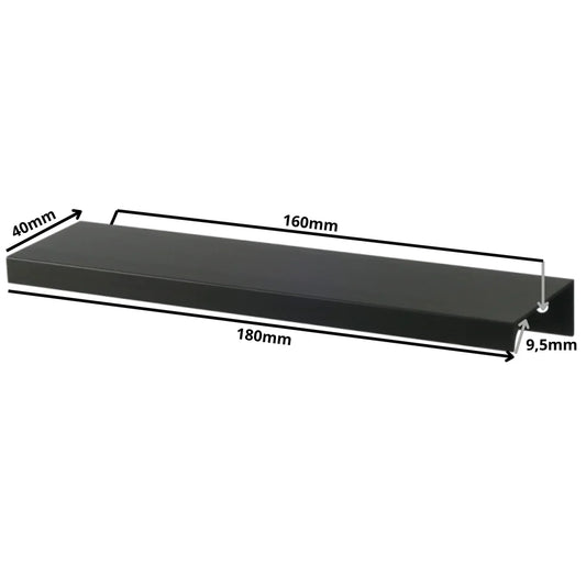 Profilová rukojeť Edge Grip FE06 160 mm (celková délka 180 mm) - matná černá