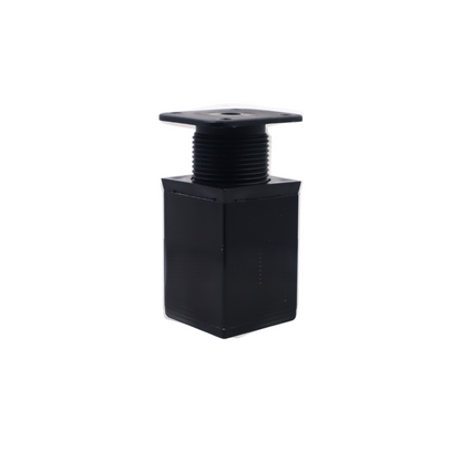 Čtvercová noha nábytku 40x40mm - H60mm - černá (2) – Furnica