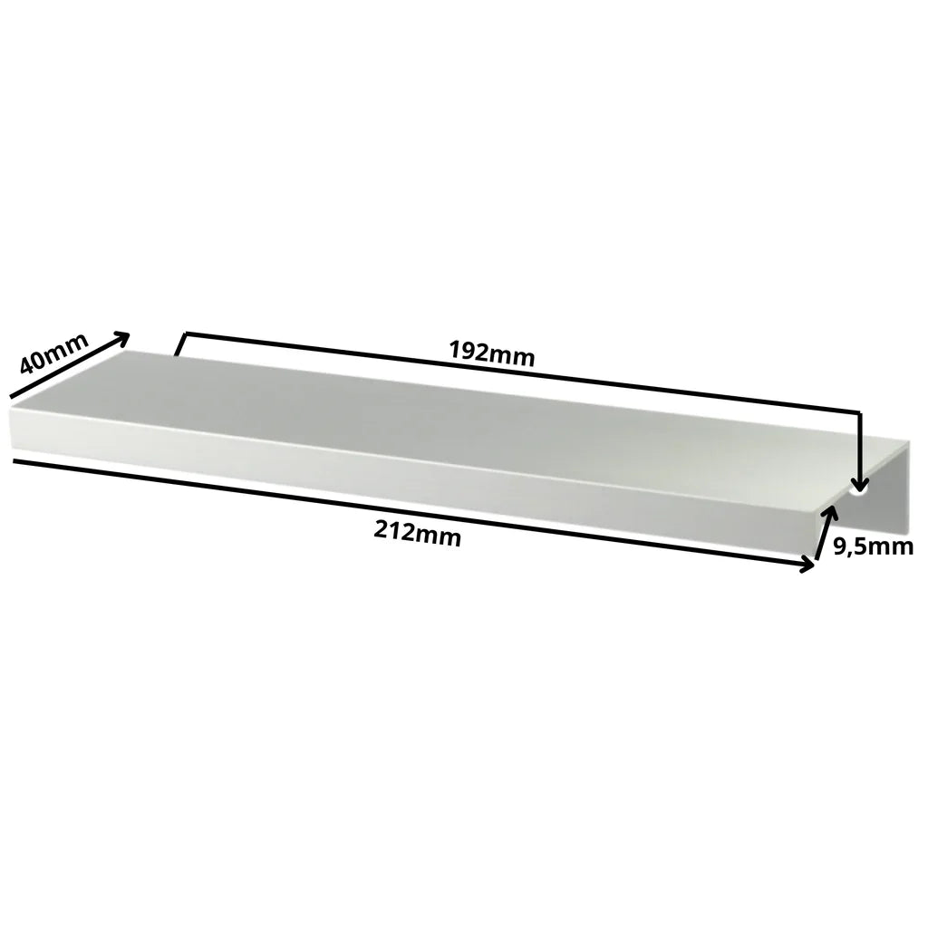 Profilová rukojeť Edge Grip FE06 192 mm (celková délka 212 mm) - elektrolyticky leštěná