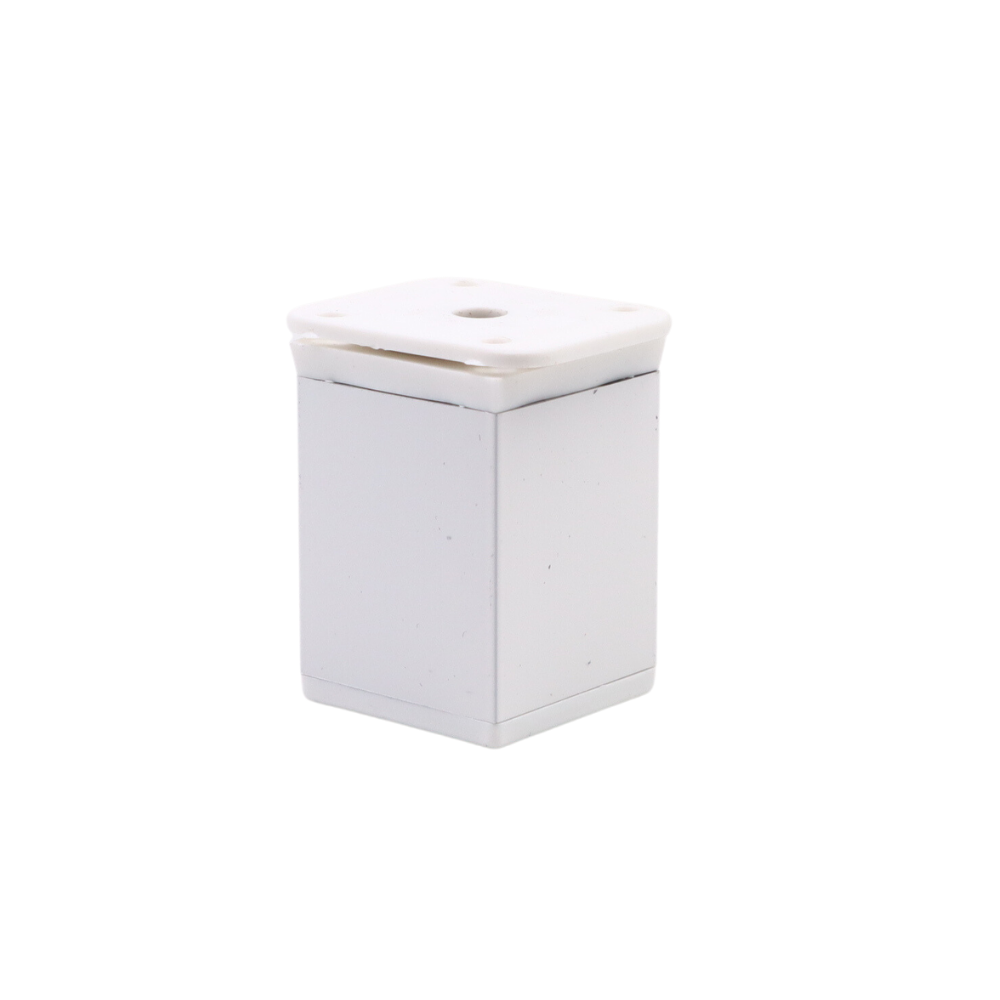 Čtvercová noha nábytku 40x40mm - H60mm - Bílá – Furnica