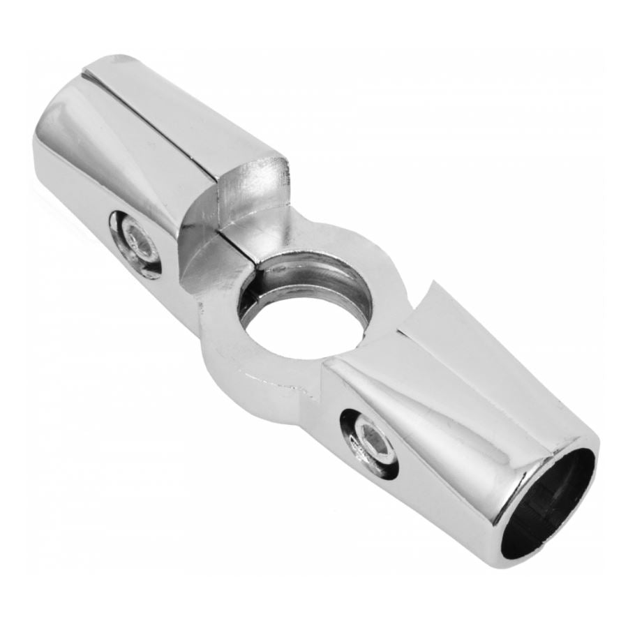 25mm poloviční křížový konektor, chrom – Furnica