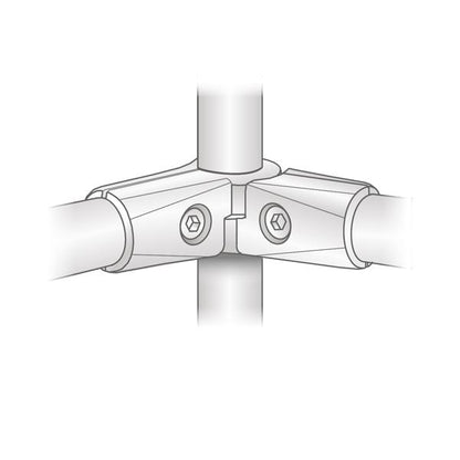 25mm poloviční S-Type konektor, chrom (3) – Furnica