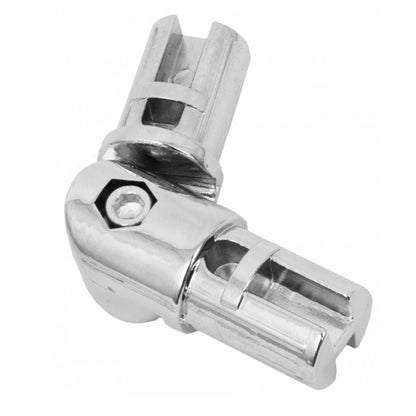 25mm trubkový pantový spoj, chromovaný – Furnica