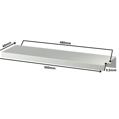 Profilová rukojeť Edge Grip FE06 480 mm (celková délka 500 mm) - elektrolyticky leštěná