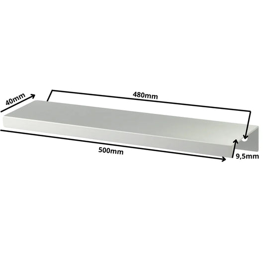 Profilová rukojeť Edge Grip FE06 480 mm (celková délka 500 mm) - elektrolyticky leštěná