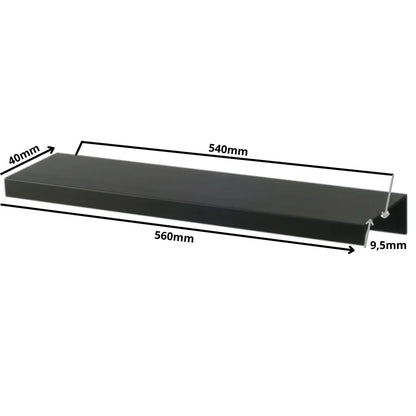 Profilová rukojeť Edge Grip FE06 540 mm (celková délka 560 mm) - matná černá