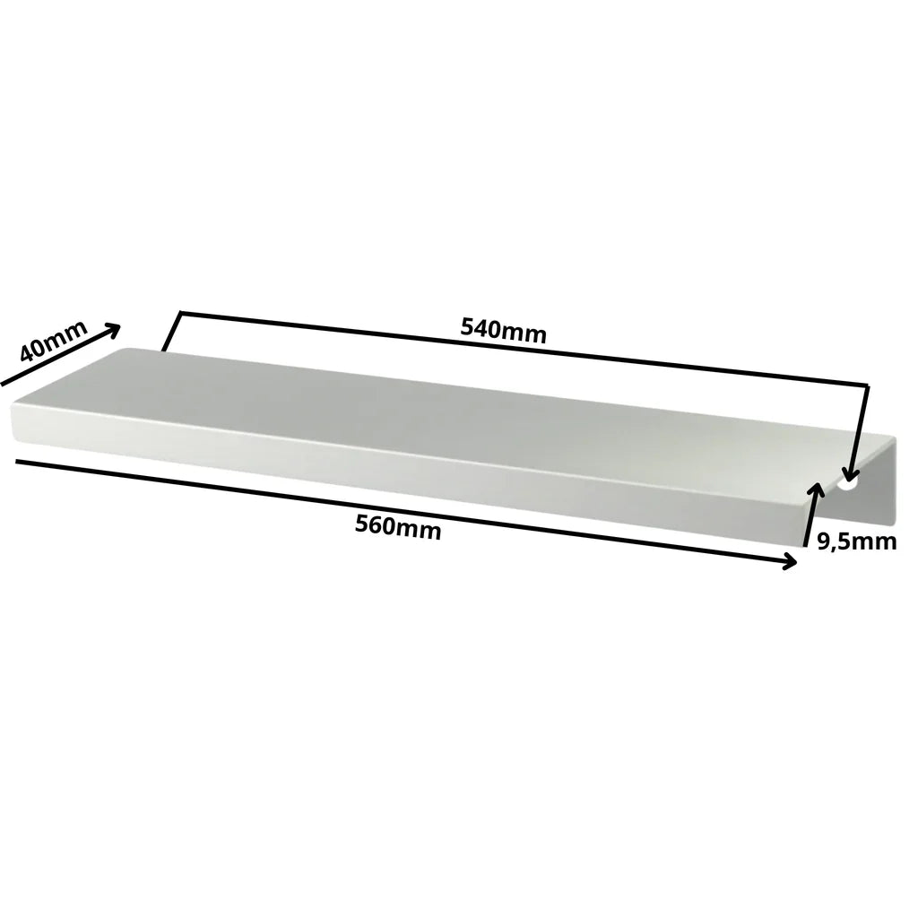 Profilová rukojeť Edge Grip FE06 540 mm (celková délka 560 mm) - elektrolyticky leštěná