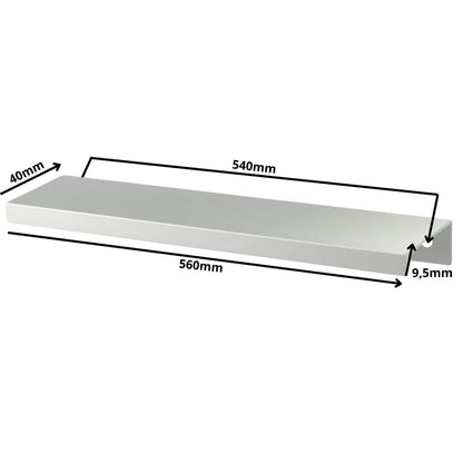 Profilová rukojeť Edge Grip FE06 540 mm (celková délka 560 mm) - elektrolyticky leštěná