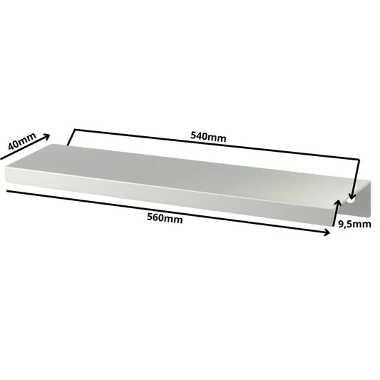 Profilová rukojeť Edge Grip FE06 540 mm (celková délka 560 mm) - elektrolyticky leštěná