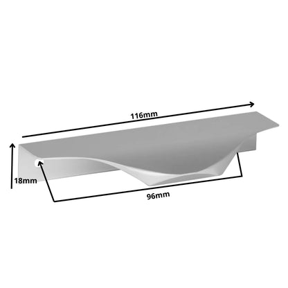 Profilová rukojeť Edge Grip UA04 96 mm (celková délka 116 mm) - hliník