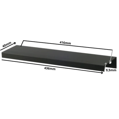 Profilová rukojeť Edge Grip FE06 416 mm (celková délka 436 mm) - matná černá