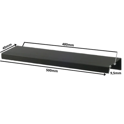 Profilová rukojeť Edge Grip FE06 480 mm (celková délka 500 mm) - matná černá