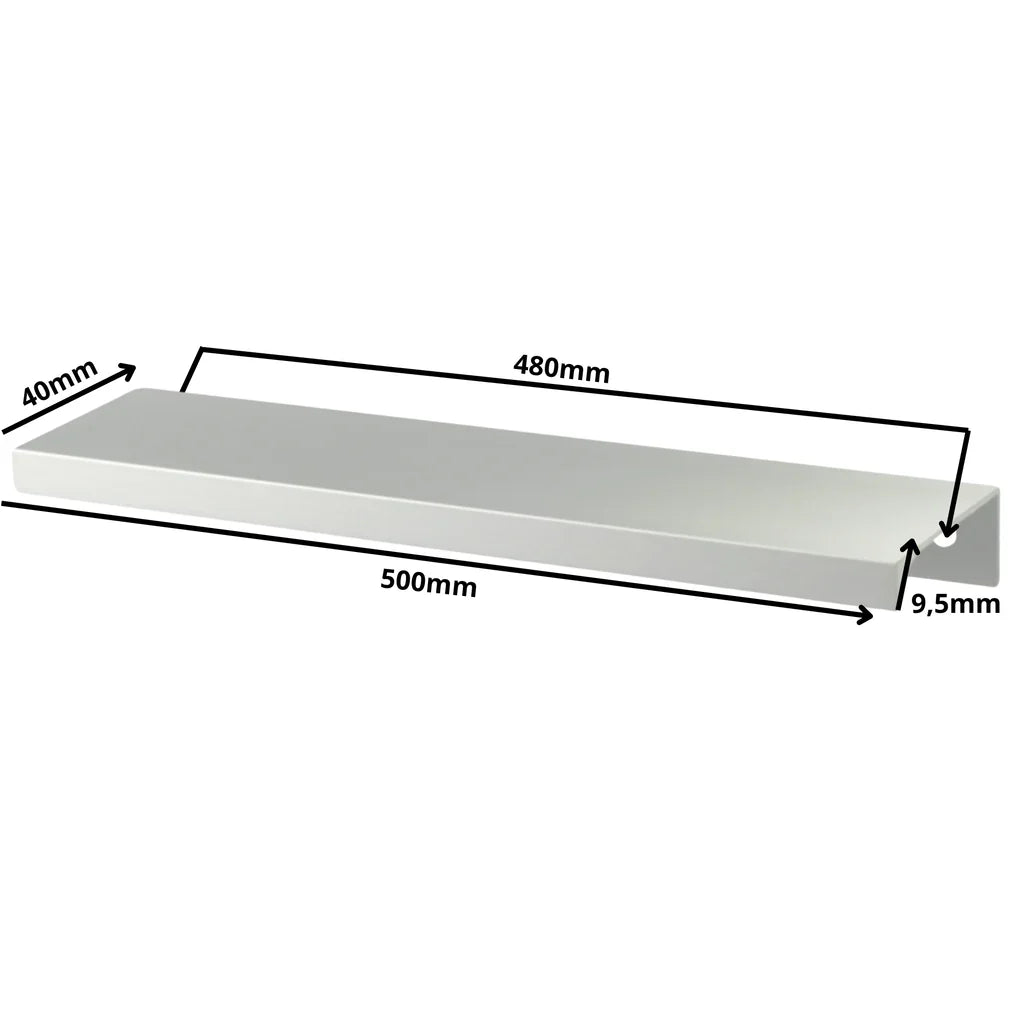 Profilová rukojeť Edge Grip FE06 480 mm (celková délka 500 mm) - hliník