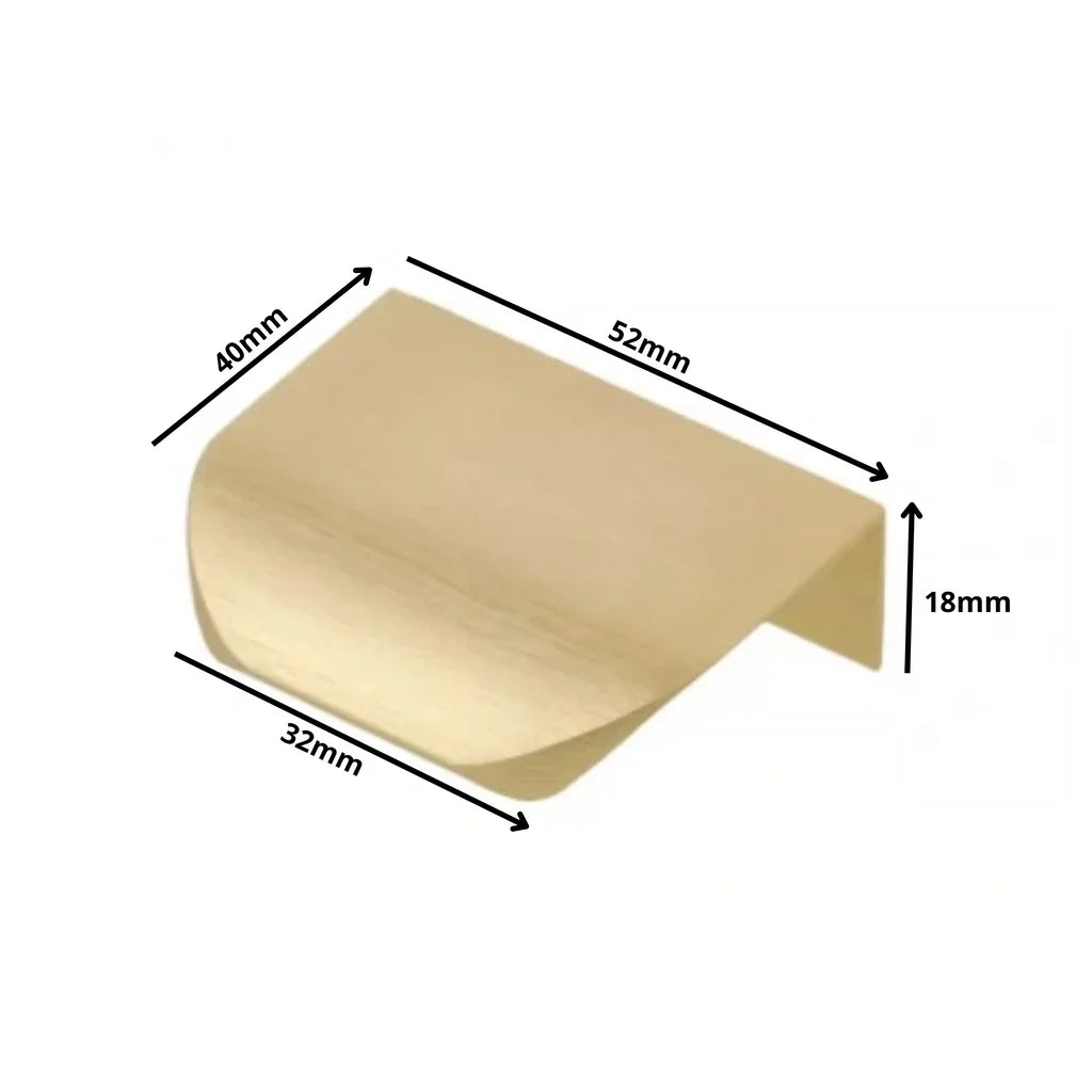 Profilová rukojeť Edge Grip UA02 32 mm (celková délka 52 mm) - zlatá