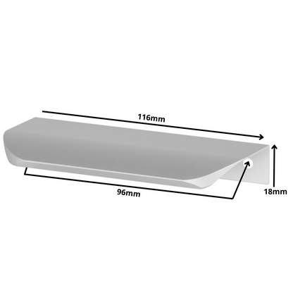 Profilová rukojeť Edge Grip UA02 96 mm (celková délka 116 mm) - hliník