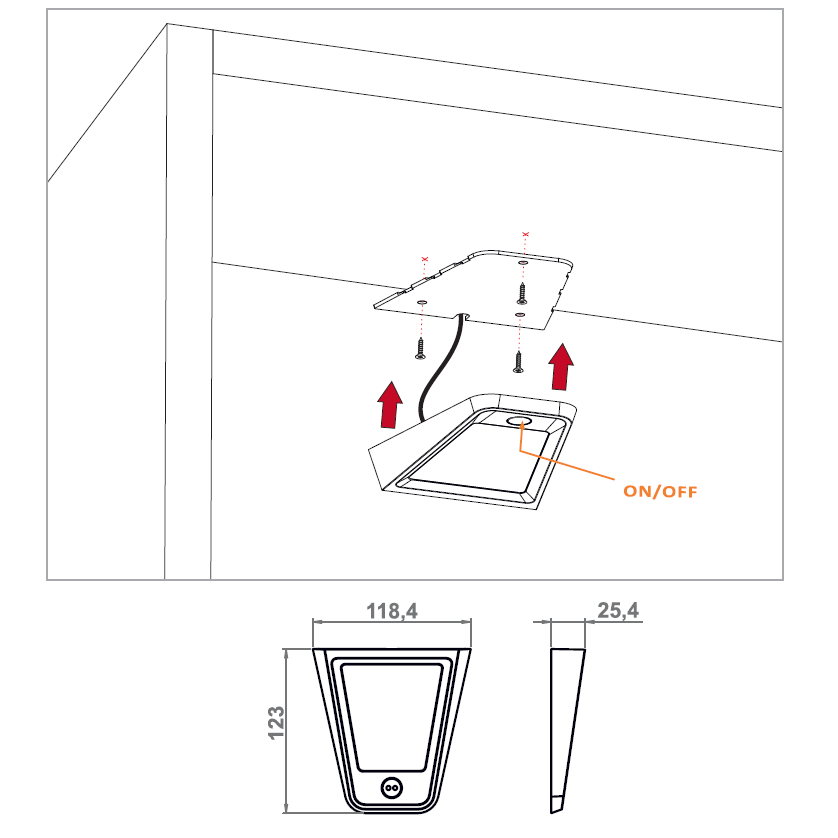 3 nejlepší skříňové LED lampy + napájecí zdroj (F04)