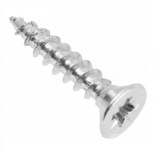 Dřevěné šrouby PZ1 3.0x16mm bílý zinek (1000 ks) – Furnica