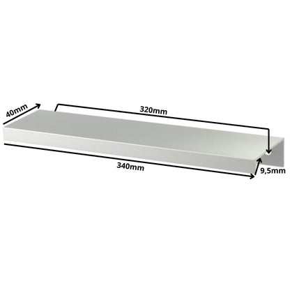 Profilová rukojeť Edge Grip UA06 320 mm (celková délka 340 mm) - elektrolyticky leštěná