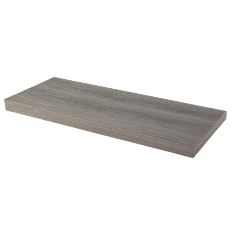 Plovoucí police - balení po 3 - dub šedý - 60 cm
