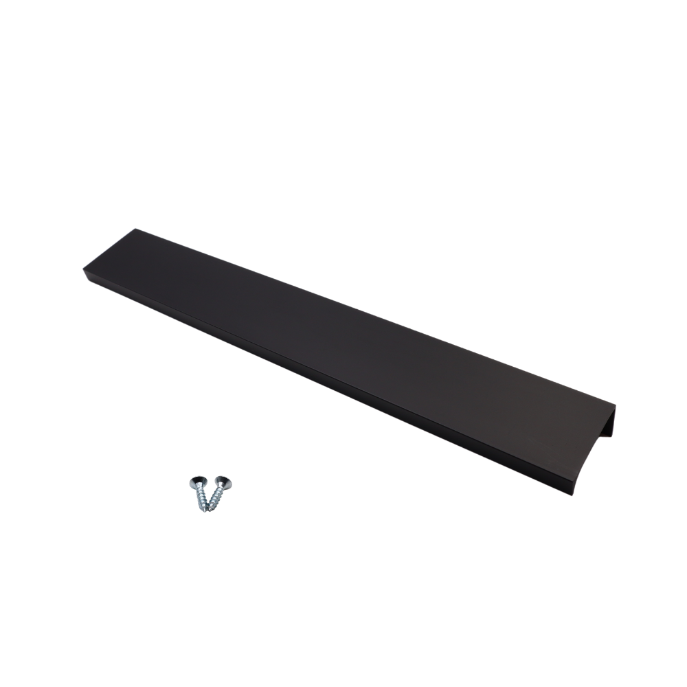 Hrana profilové rukojeti s délkou 256 mm (celková délka 276 mm) - černá. – Furnica