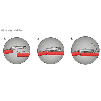 +45º Soft-Close pantový zámek, H2 montážní deska s EURO šrouby, skloněné dveře (5) – Furnica