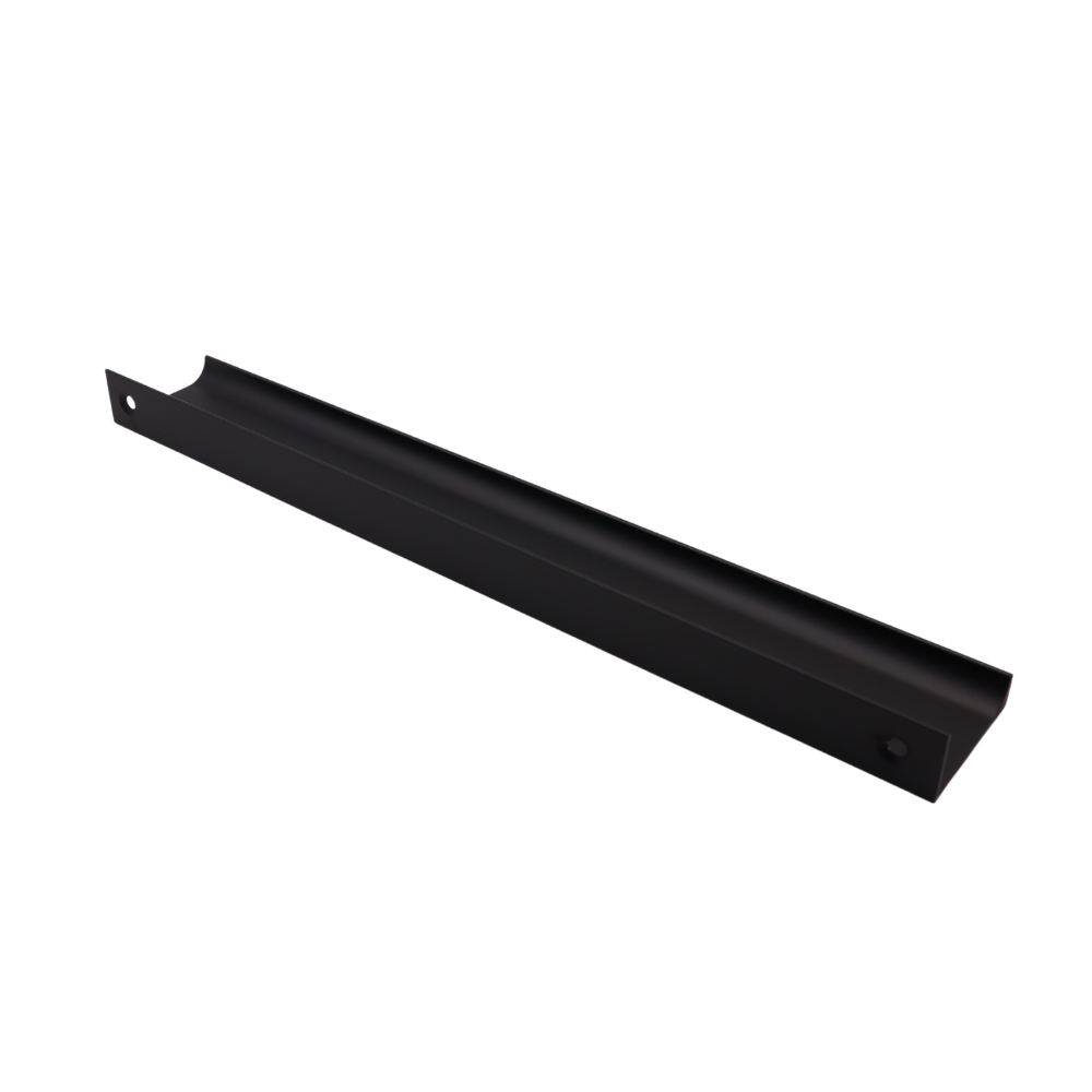 Hrana profilové rukojeti s délkou 256 mm (celková délka 276 mm) - černá. (4) – Furnica